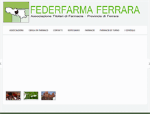 Tablet Screenshot of farmacieferrara.com